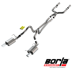 Borla ATAK 140372- Catback Mustang GT/ Boss 302 2011-2012 5.0L V8 Automatic/ Manual Transmission Rear Wheel Drive 2 Door Coupe/ Convertible.