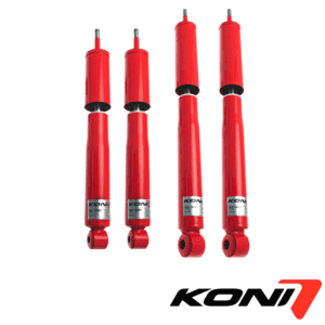 KONI HEAVY TRACK SHOCKS FOR TOYOTA LANDCRUISER 100 SERIES IFS 98-2007