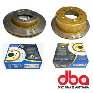 DBA X-GOLD Series Brake Discs - TOYOTA LAND CRUISER 100 Series 1998-2007