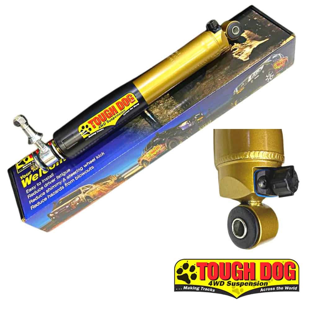 Tough Dog 9 Stage Adjustable Steering Damper JEEP TJ 19972005, JEEP