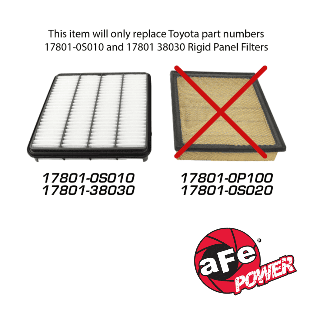 31-10146 - AFE Dry replacement filter TOYOTA LC200 2008 ON Canva edited 3 with logo - Al Shiba General Trading