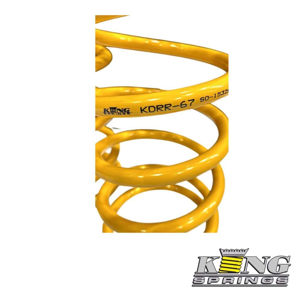 KDFR-66 & KDRR-67 - KING SPRINGS NISSAN PATHFINDER R50 YELLOW 2 REAR SPRINGS - Al Shiba General Trading