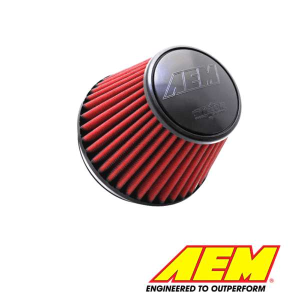AEM Performance Universal DRY FLOW Air Filter 6″FLG, 7-1/2″B, 5-1/8″T, 6″Height