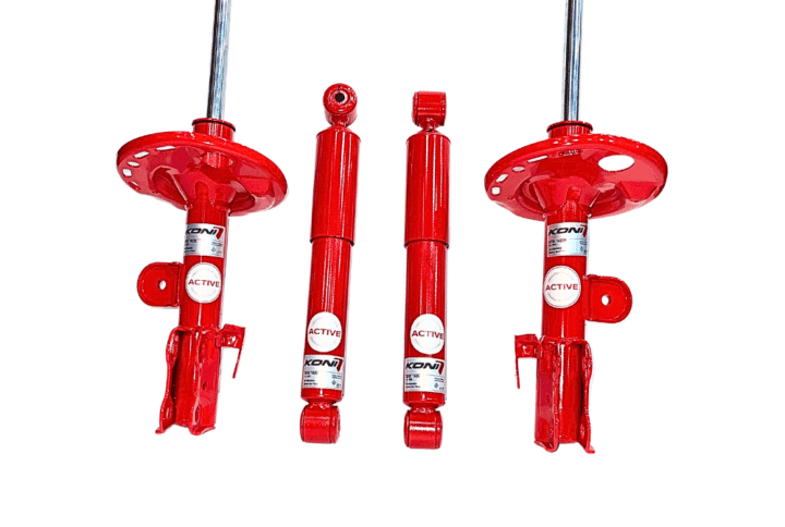 Koni shock absorbers and suspension components for vehicle performance enhancement.