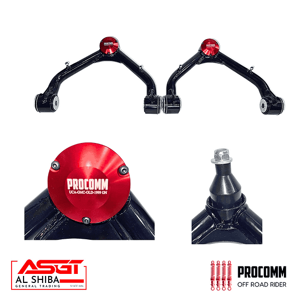 PROCOMM UPPER CONTROL ARMS (Fixed Offset) – GMC SIERRA 1500 / CHEV SILVERADO/ TAHOE/ YUKON – 5.3L V8 1999-2007