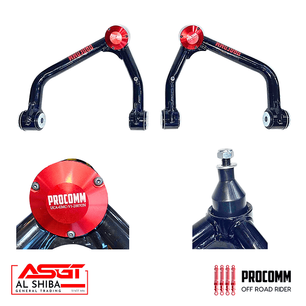 PROCOMM UPPER CONTROL ARMS ( Fixed Offset )- GMC SIERRA 1500 / CHEV SILVERADO/ TAHOE/ YUKON – 5.3L V8 2007-2018