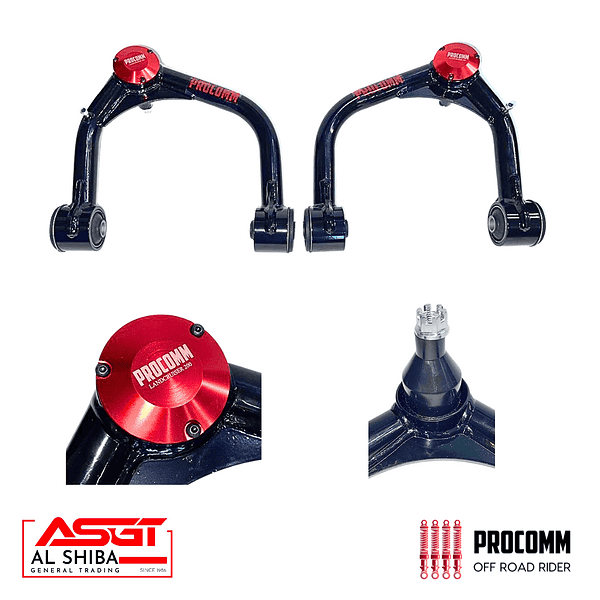 PROCOMM UPPER CONTROL ARMS (Fixed Offset) – TOYOTA LANDCRUISER 200 SERIES – 2008-2021