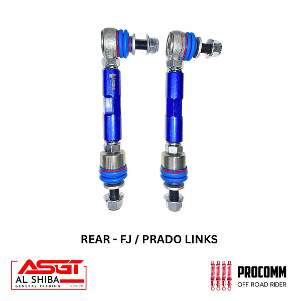 PROCOMM Adjustable Sway Bar Links – FJ CRUISER 2007-2023 / PRADO 150 – 2010 on – REAR ONLY